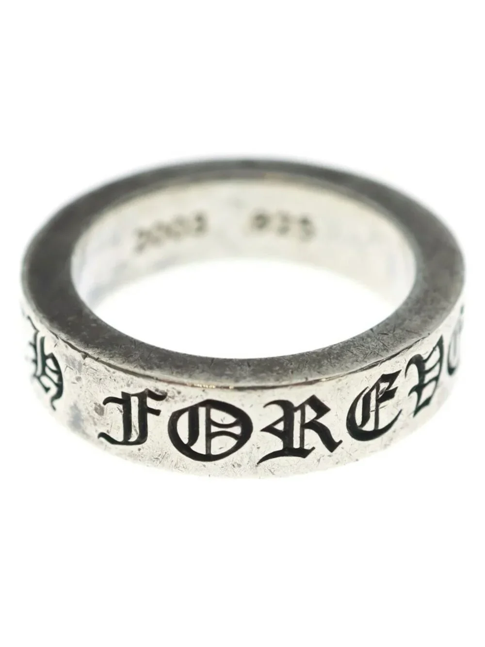 Chrome Hearts Spacer Forever Ring Silver